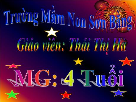 Bài giảng Giáo án Lớp MG 4 tuổi A - PTNN, Làm quen bài thơ Nghe lời cô giáo - Năm học 2024-2025 (Thái Thị Hà)