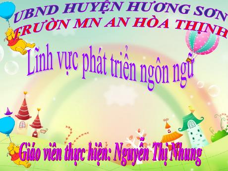 Bài giảng Mẫu giáo 5 tuổi B - PTNN: Làm quen chữ cái i, t, c